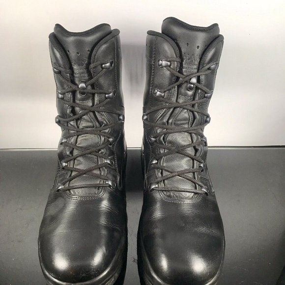Haix AirPower P7 9” Tactical GoreTex Black Leather Boots + Brand New Insoles - Picture 8 of 15